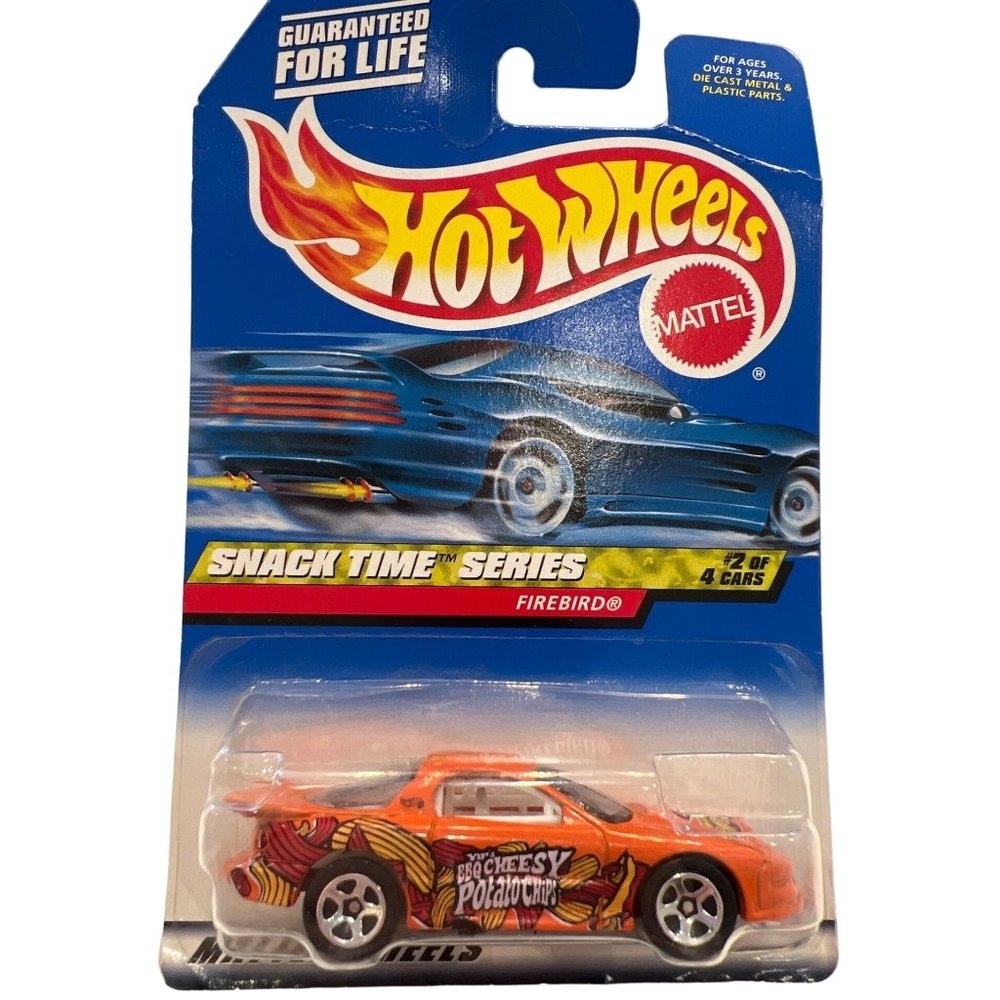 Hot Wheels 1999 Snack Time Series 2 of 4 Collectable Car Firebird Snack Toy Box
